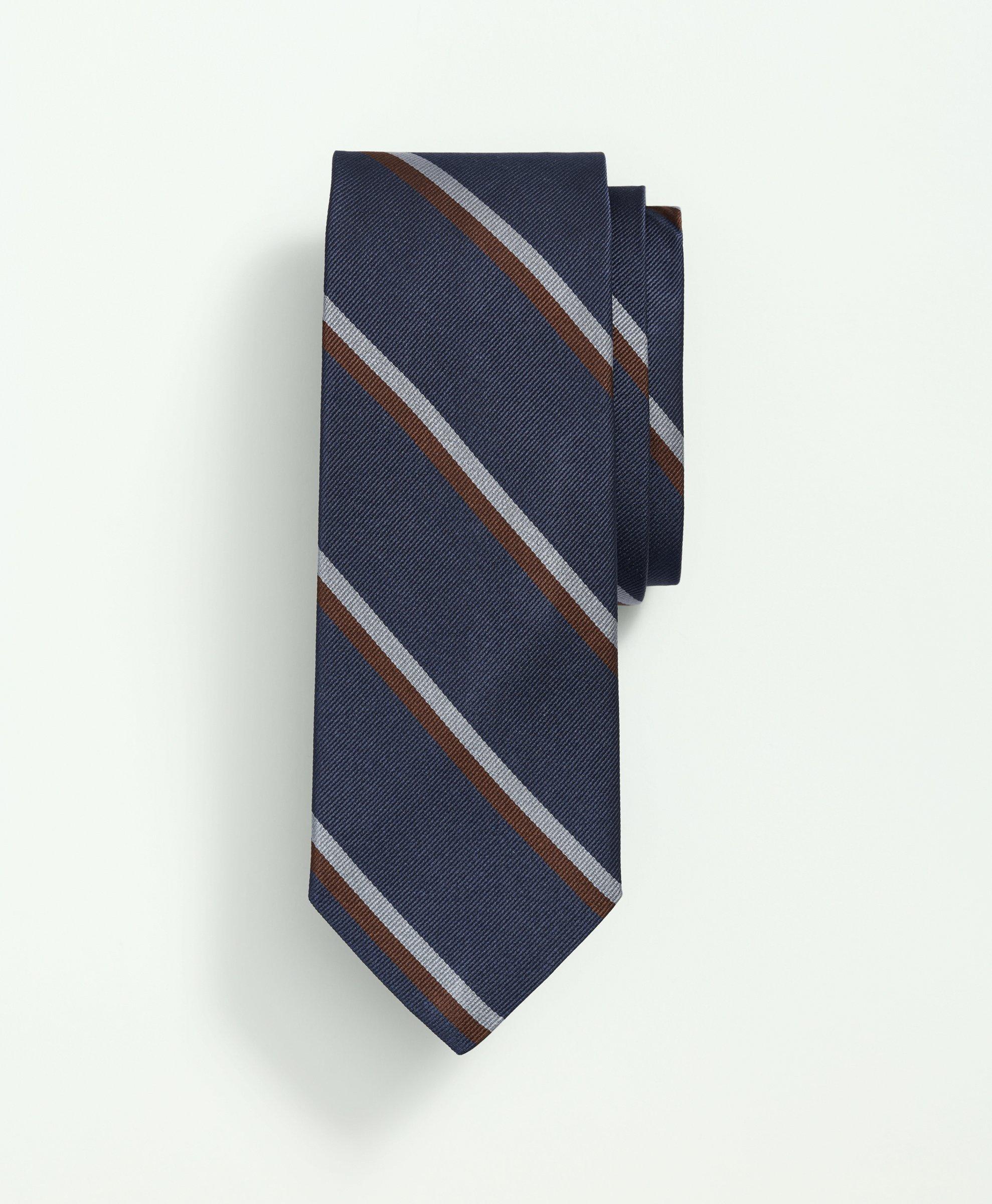 Silk Rep Striped Tie