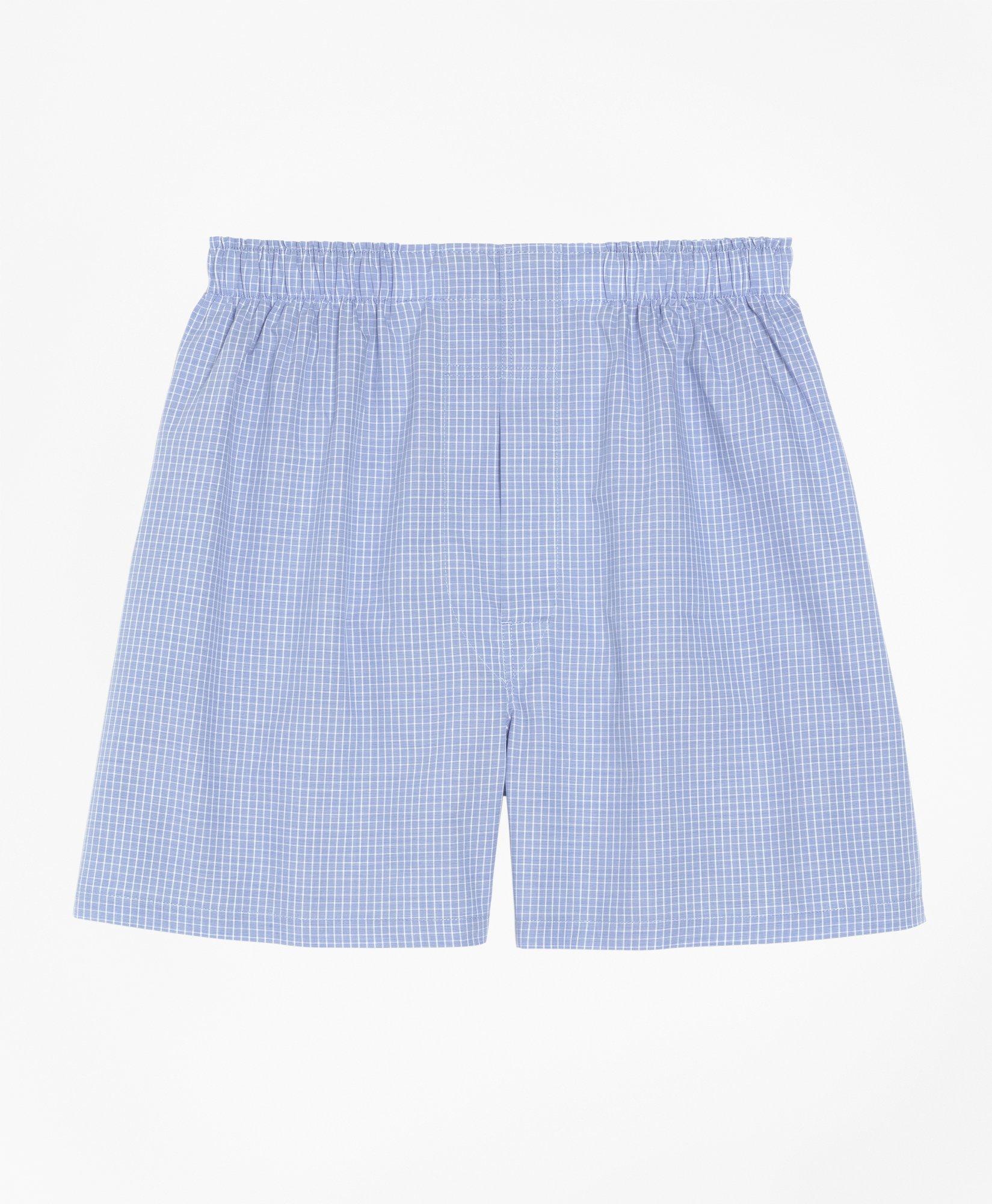 Traditional Fit Mini Check Boxers