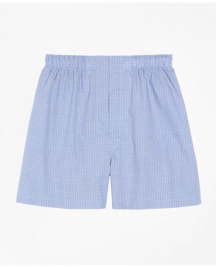 Traditional Fit Mini Check Boxers, image 1