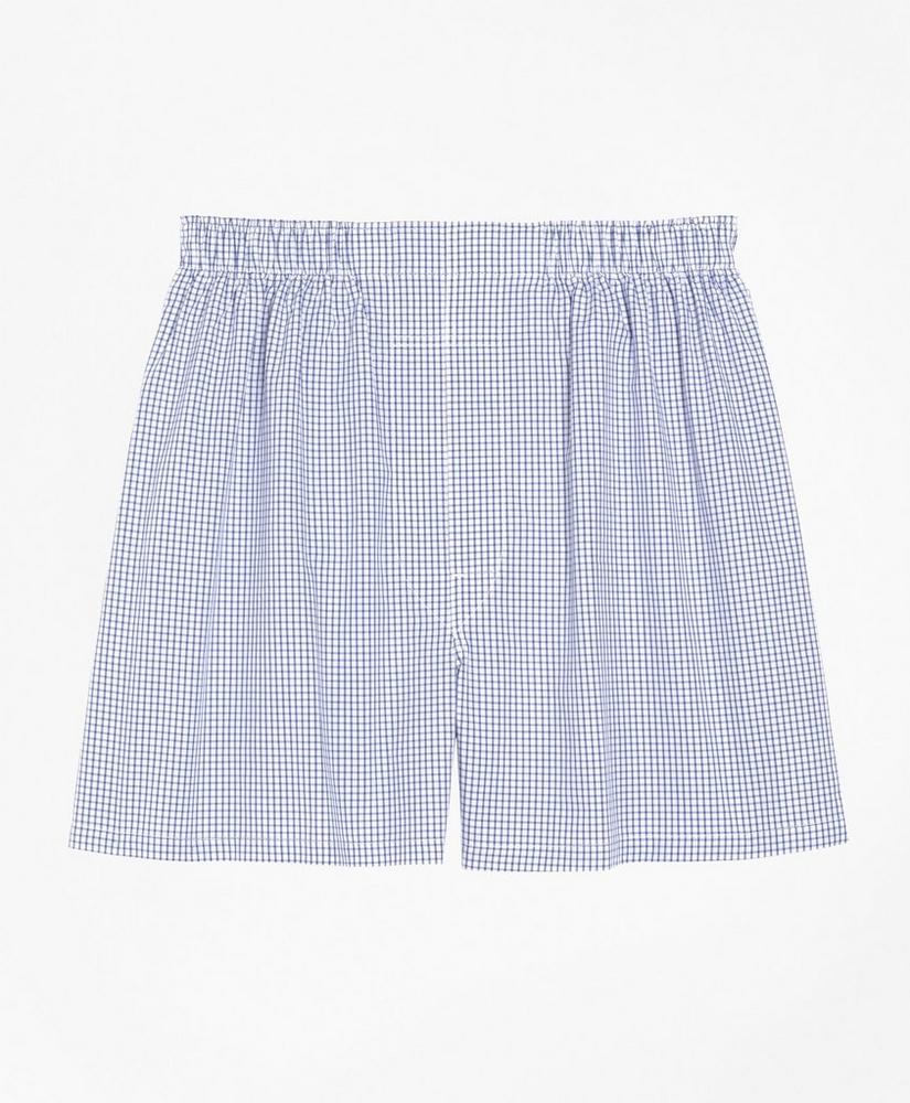 Traditional Fit Small Check Boxers, image 1