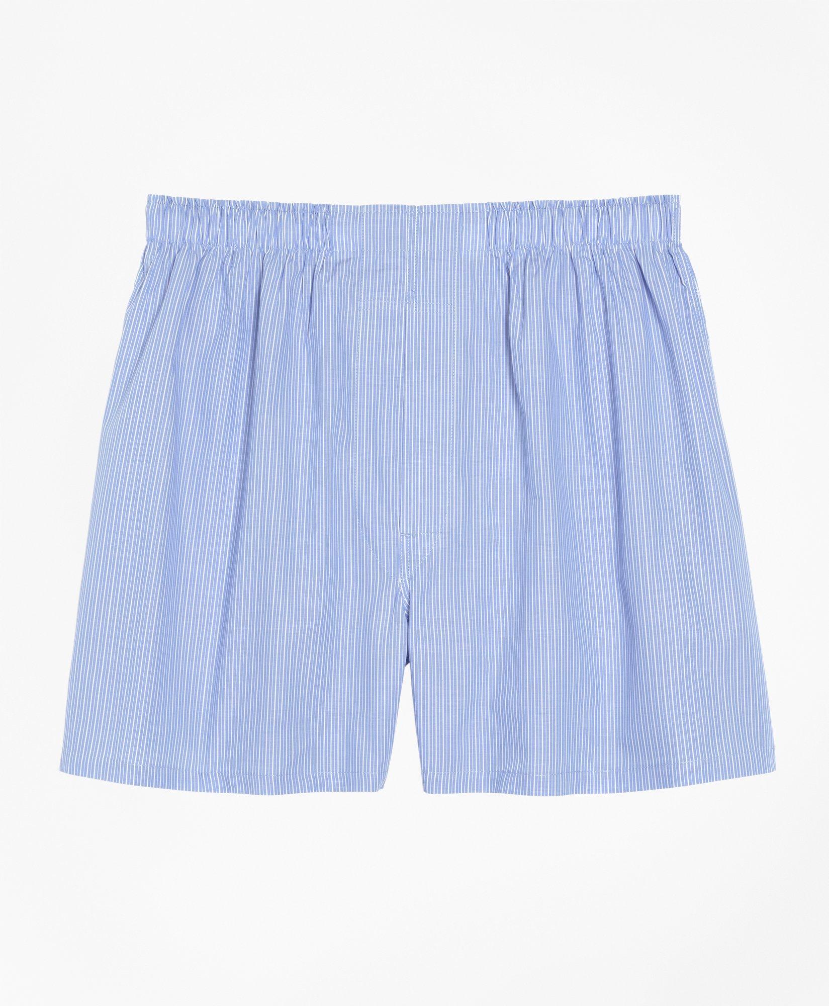 Traditional Fit Pencil Stripe Boxers, image 1