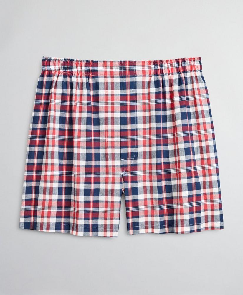 Traditional Fit Madras Boxers, image 1