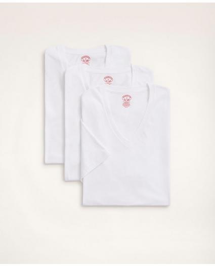 Supima® Cotton V-Neck Undershirt-3 Pack, image 3