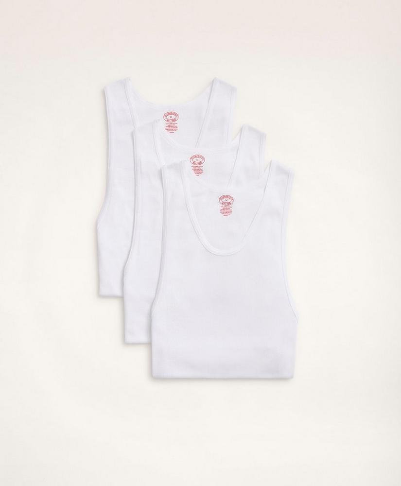 Supima® Cotton Athletic Undershirt-3 Pack, image 3
