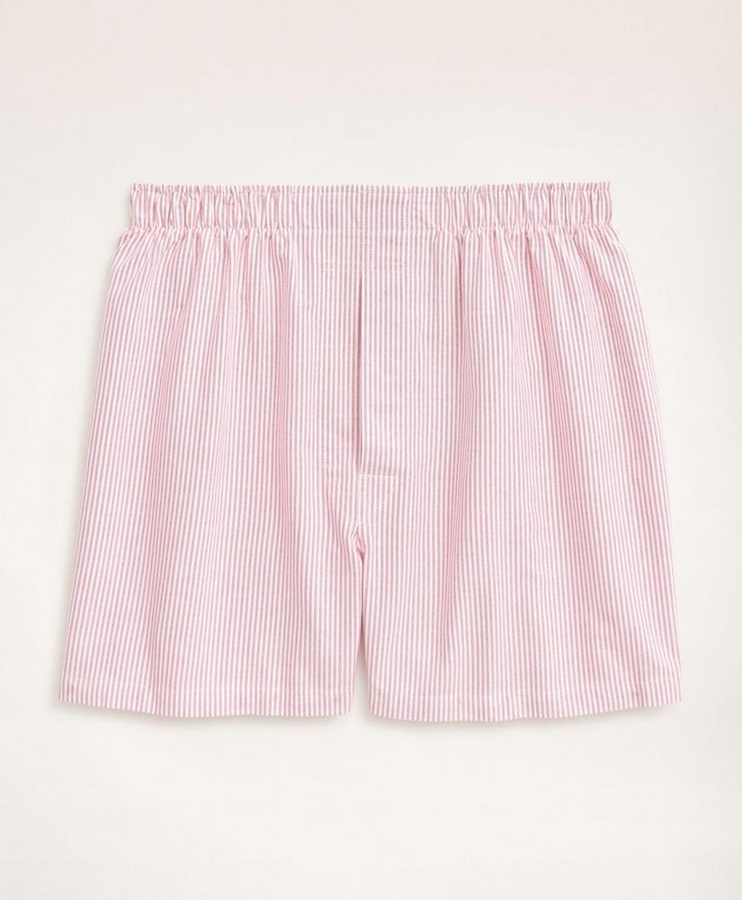 Cotton Oxford Candy Stripe Boxers, image 1