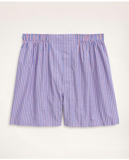 Cotton Broadcloth Striped Boxers, image 1