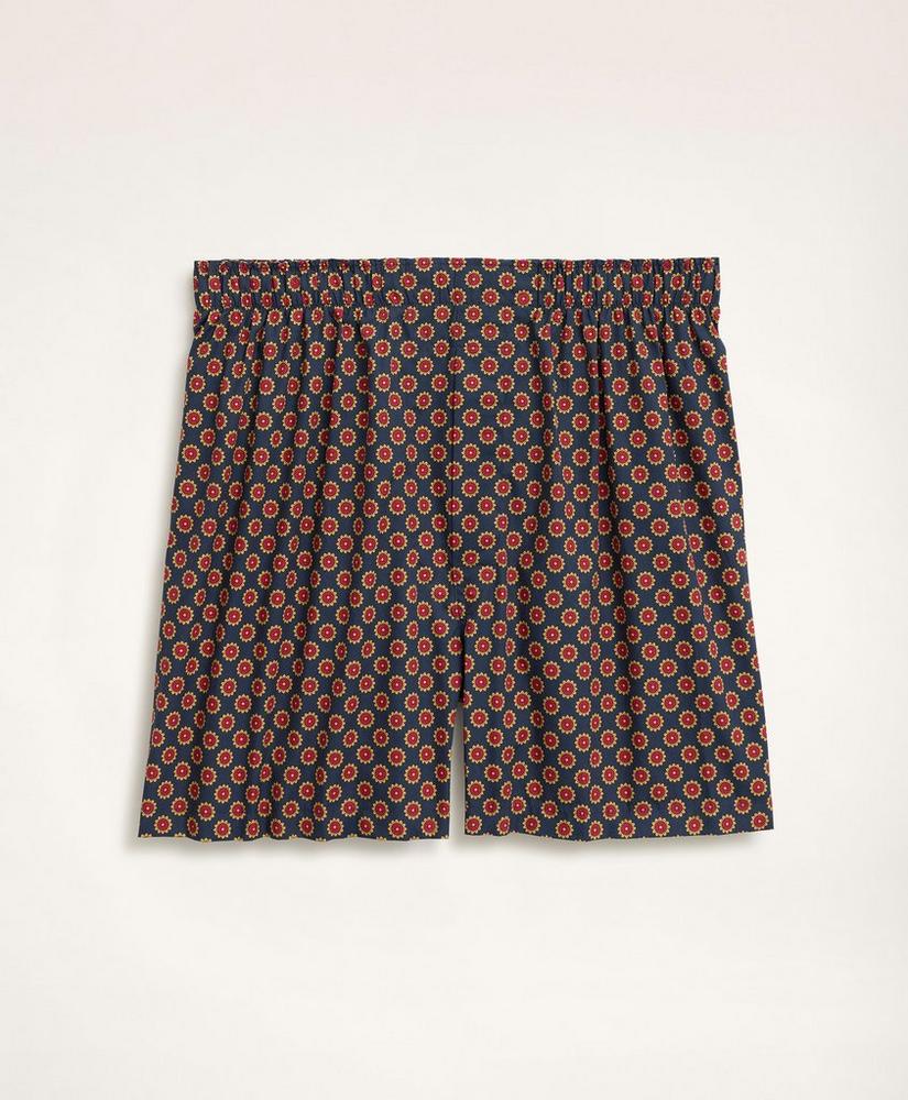 Brooksbrothers Cotton Broadcloth Foulard Boxers