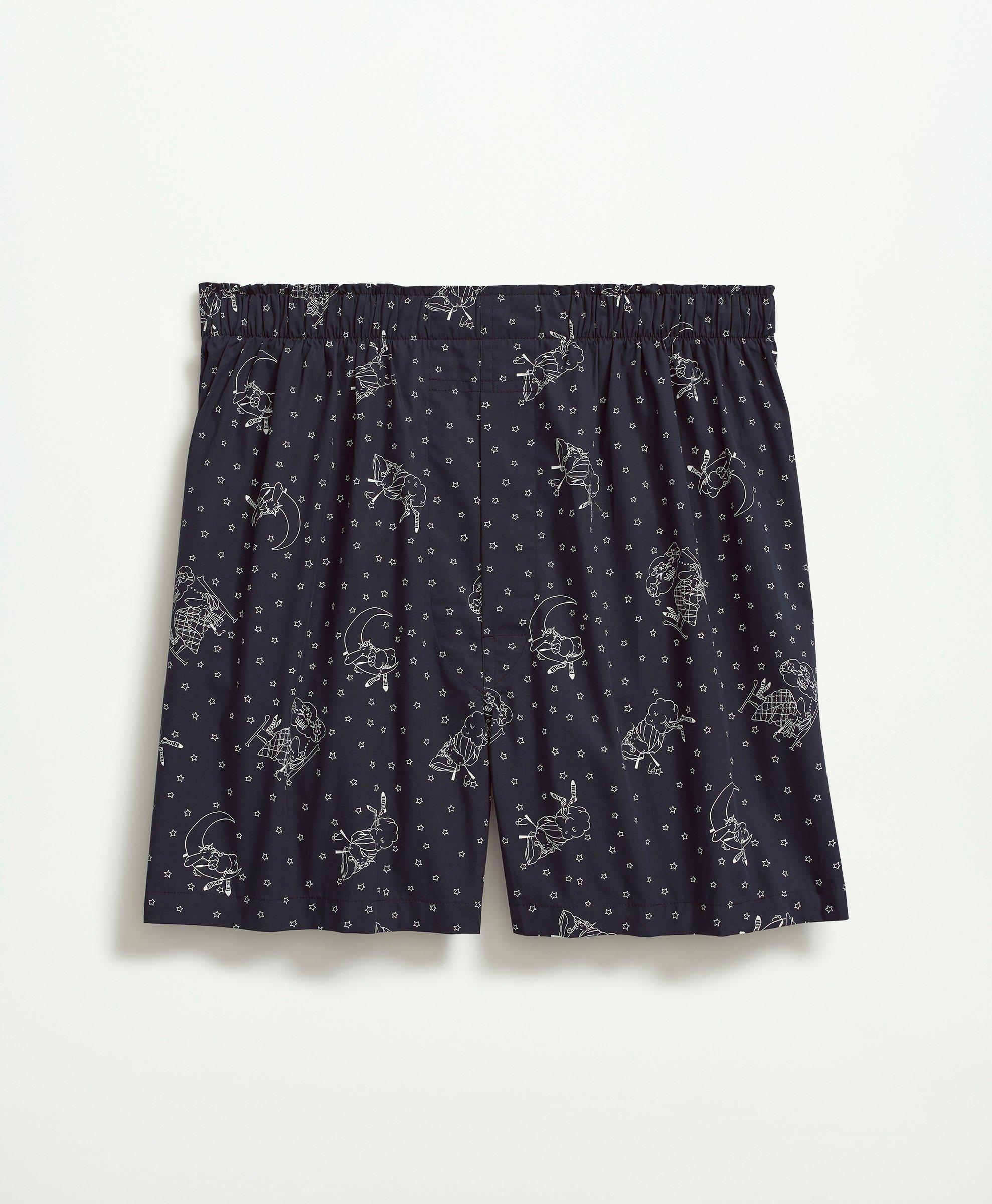 Cotton Broadcloth Henry Print Boxers