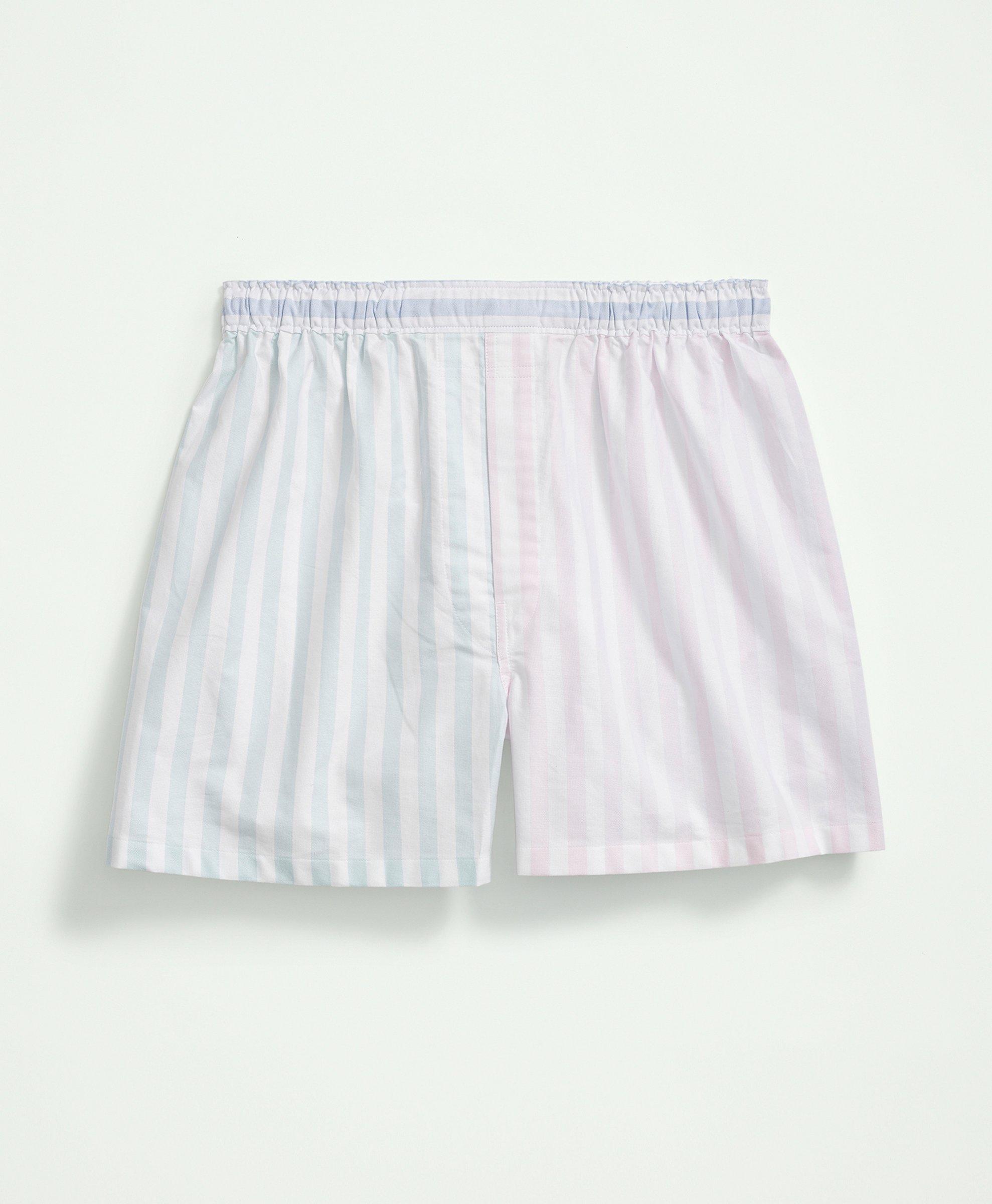 Cotton Oxford Fun Stripe Boxers