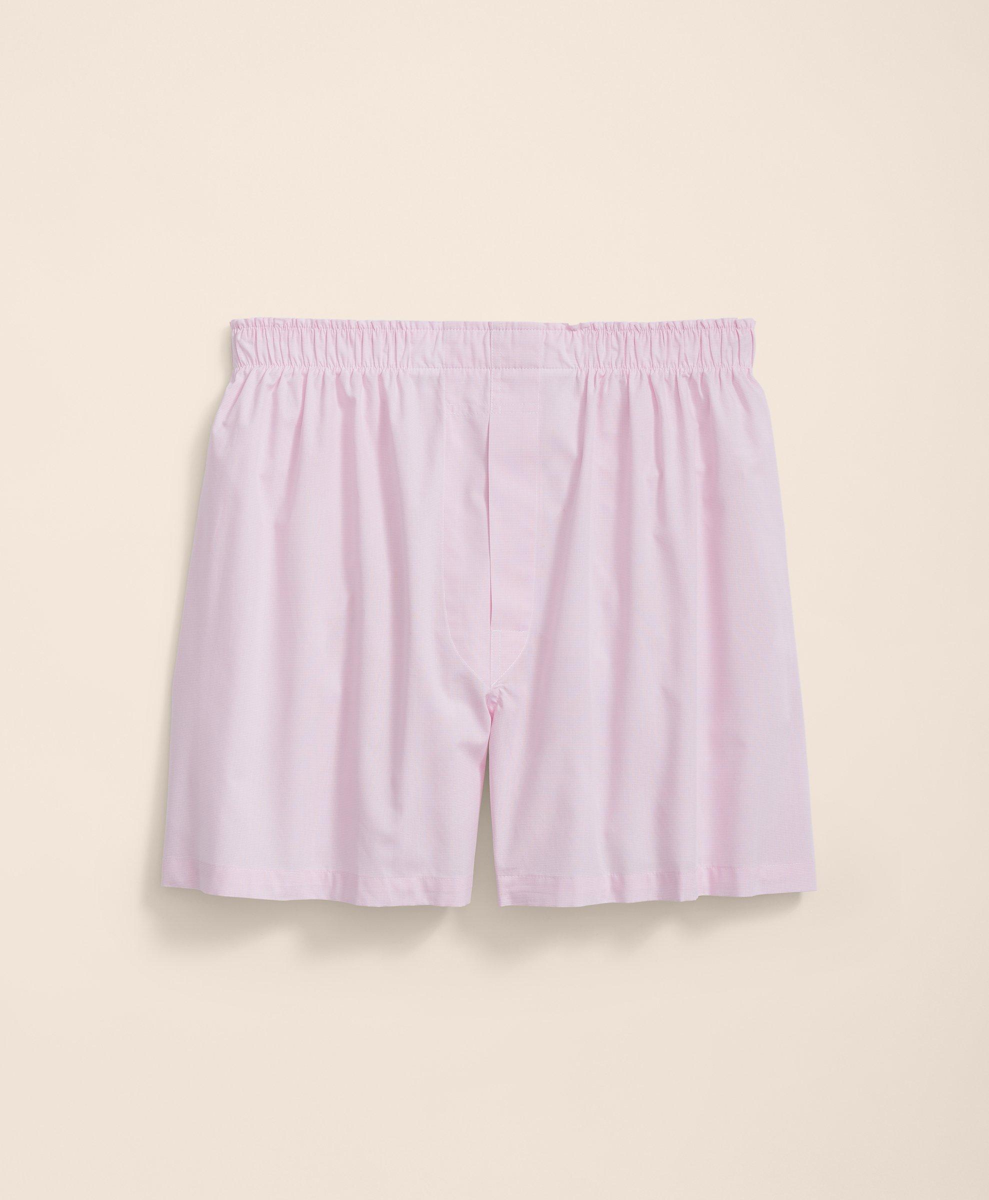 BROOKS BROTHERS COTTON BROADCLOTH END-ON-END BOXERS 