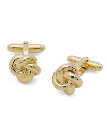 Oversized Love Knot Cuff Links, image 1