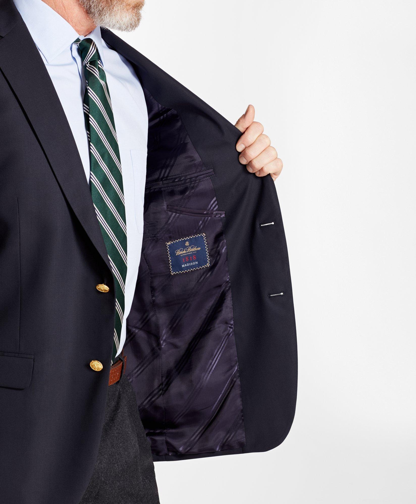 数量は多い Brooks Brothers Navy Blue Blazer Double - ジャケット/アウター