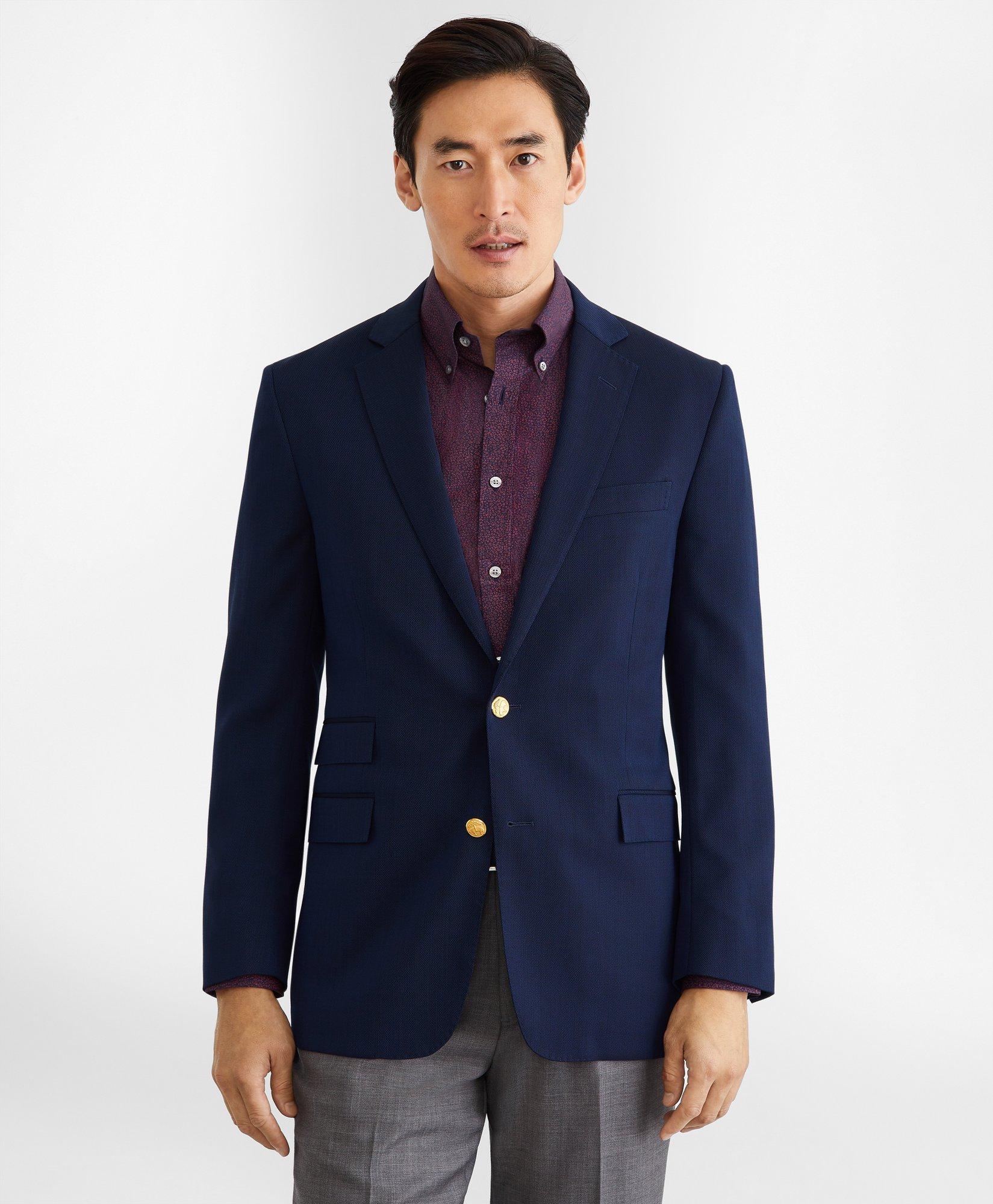 Regent Regular-Fit Two-Button Stretch Blazer