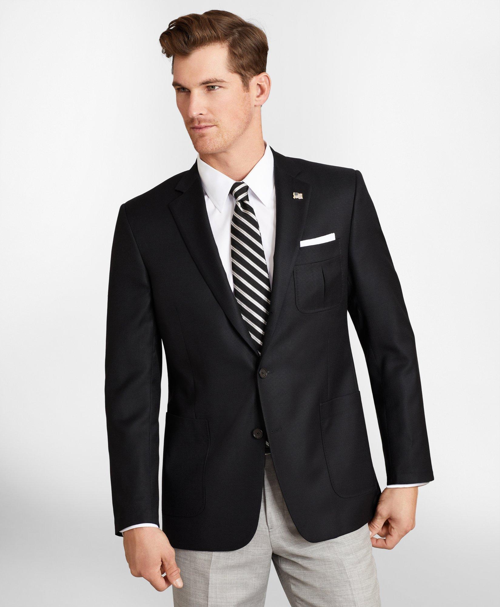 Regent Fit Three-Button Blazer