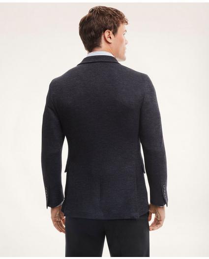 Regent Regular-Fit Wool-Cotton Knit Blazer, image 2