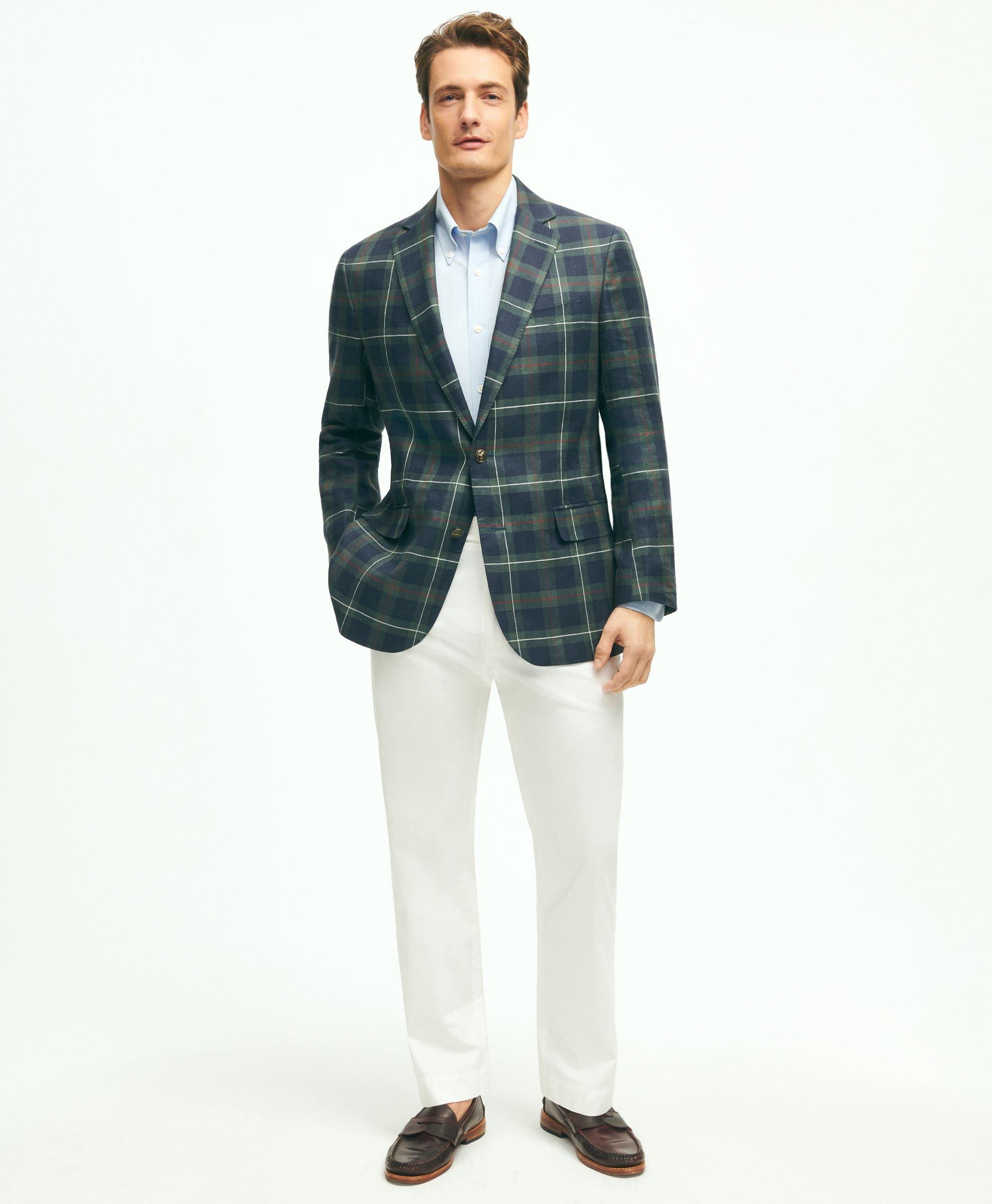 brooks brothers linen blazer