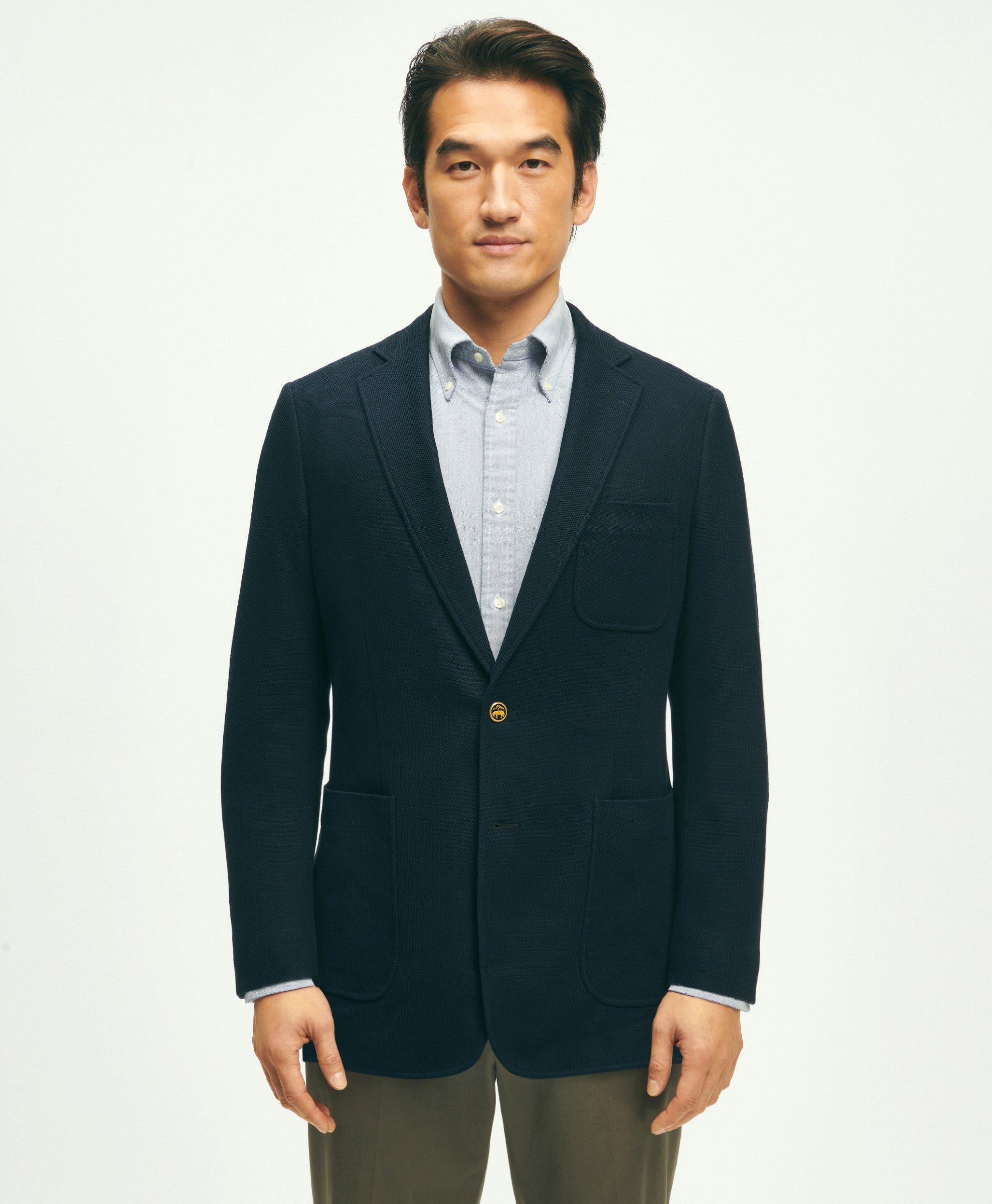 Classic men's shop navy blazer