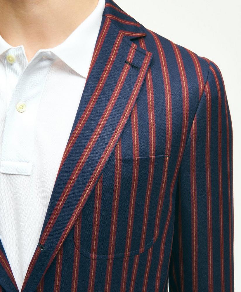 Classic Fit Wool Archive Striped Blazer, image 3
