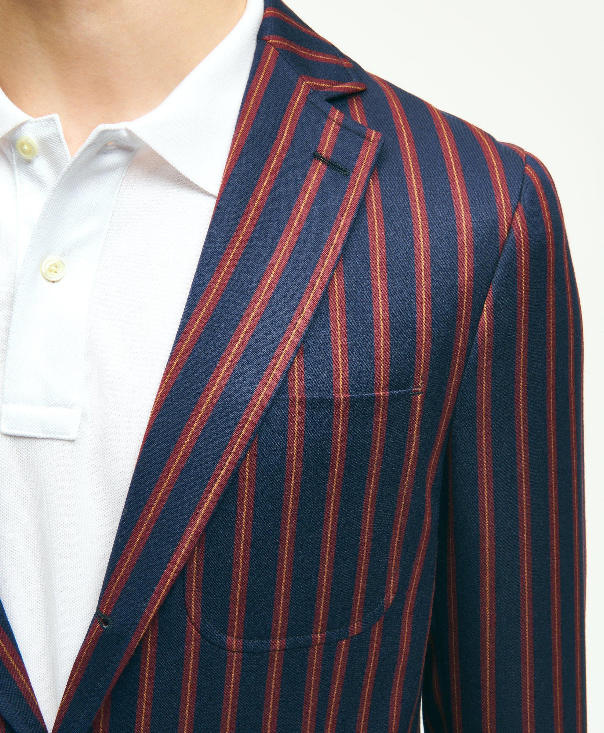 Classic Fit Wool Archive Striped Blazer