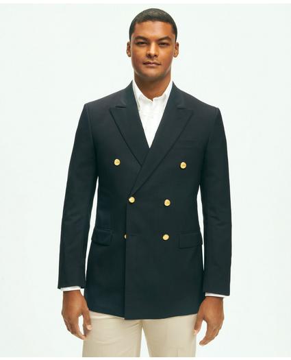 Classic Fit Stretch Wool Double-Breasted 1818 Blazer, image 1