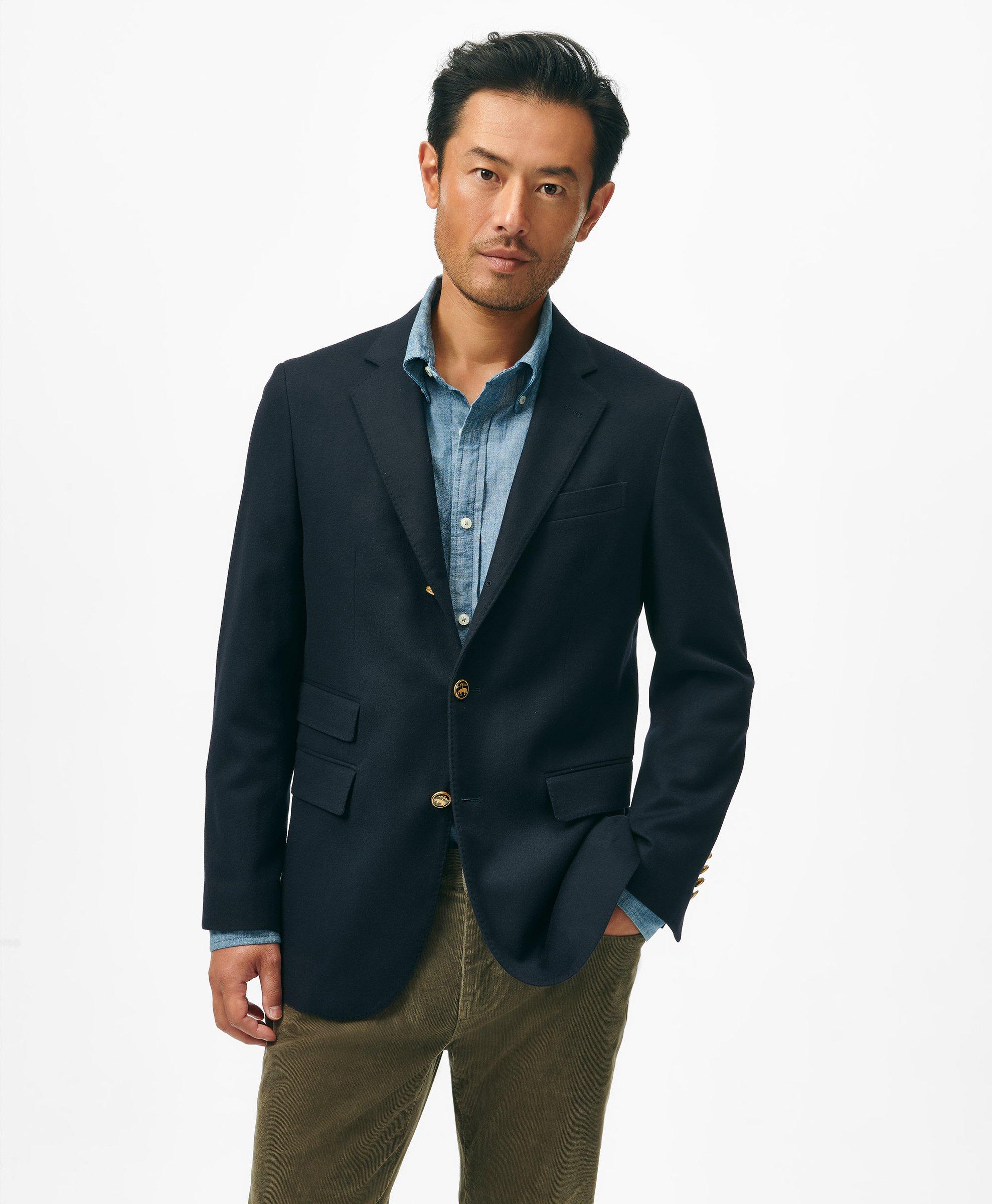 Brooks brothers navy sport coat on sale