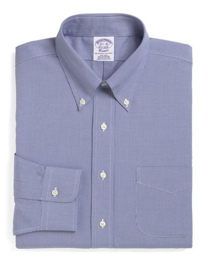 Madison Relaxed-Fit Dress Shirt, Non-Iron Houndstooth, image 2