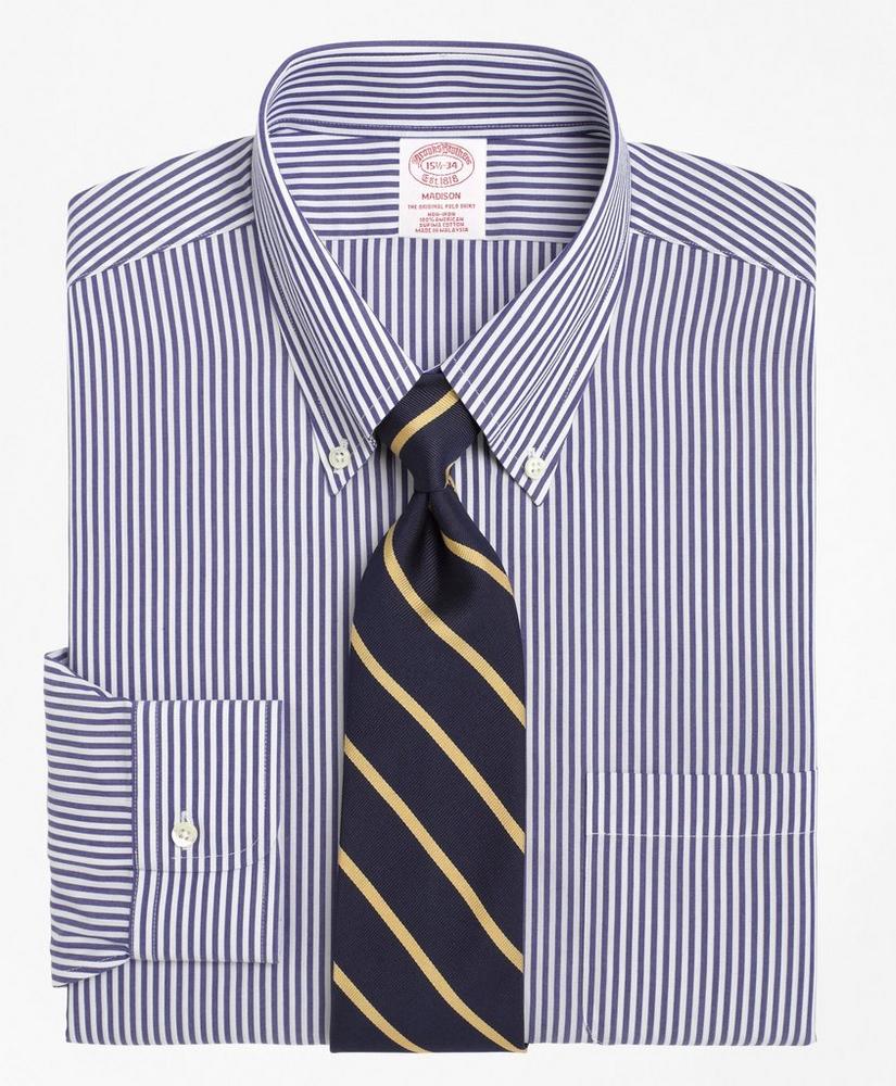 Madison Relaxed-Fit Dress Shirt, Non-Iron Bengal Stripe, image 1