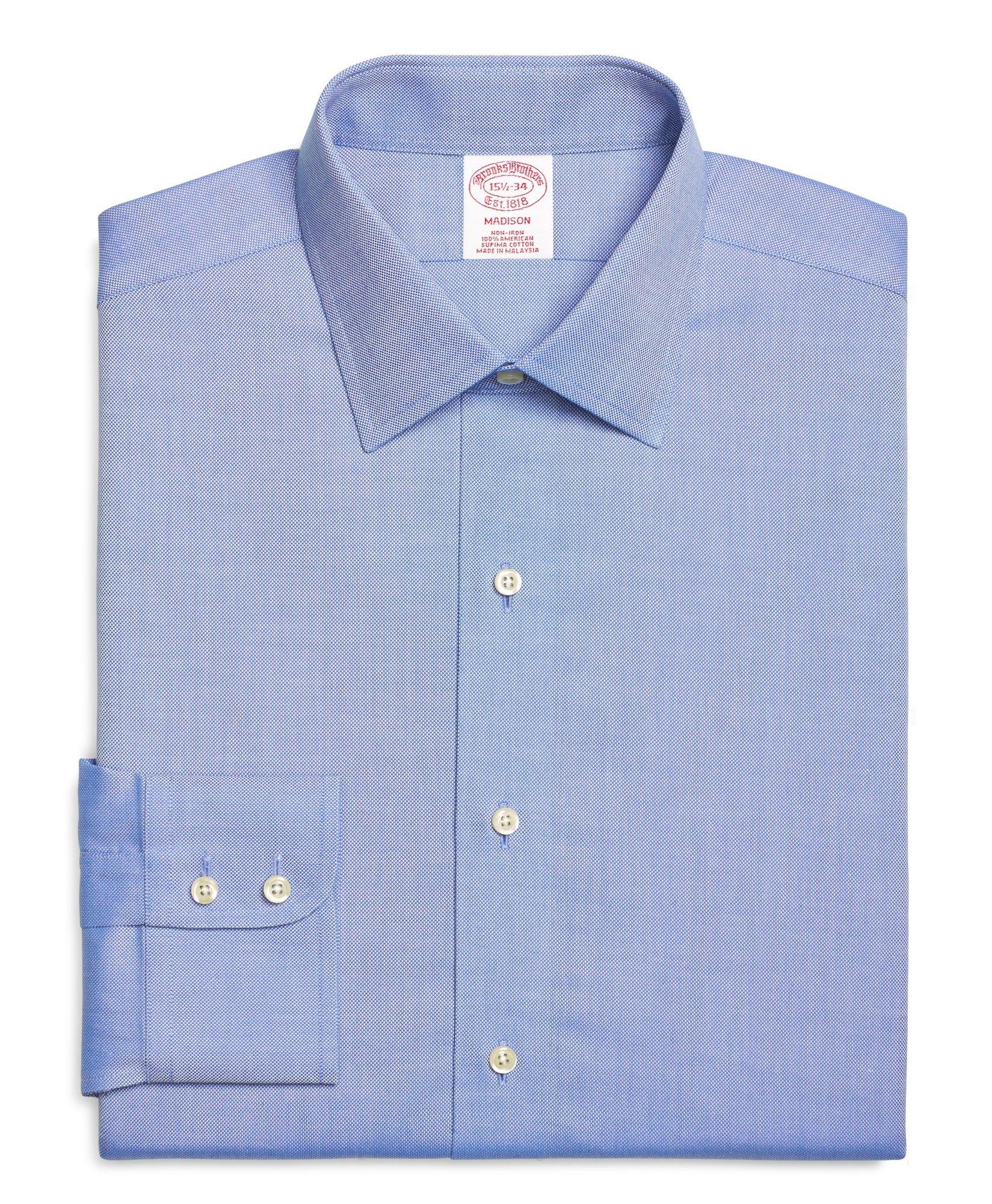 Men's Non-Iron Regular Fit Royal Oxford Dress Shirt | Brooks Brothers