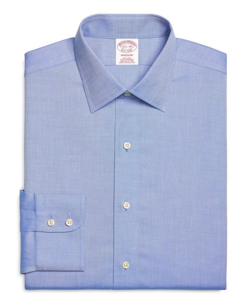 Madison Relaxed-Fit Dress Shirt, Non-Iron Royal Oxford, image 4