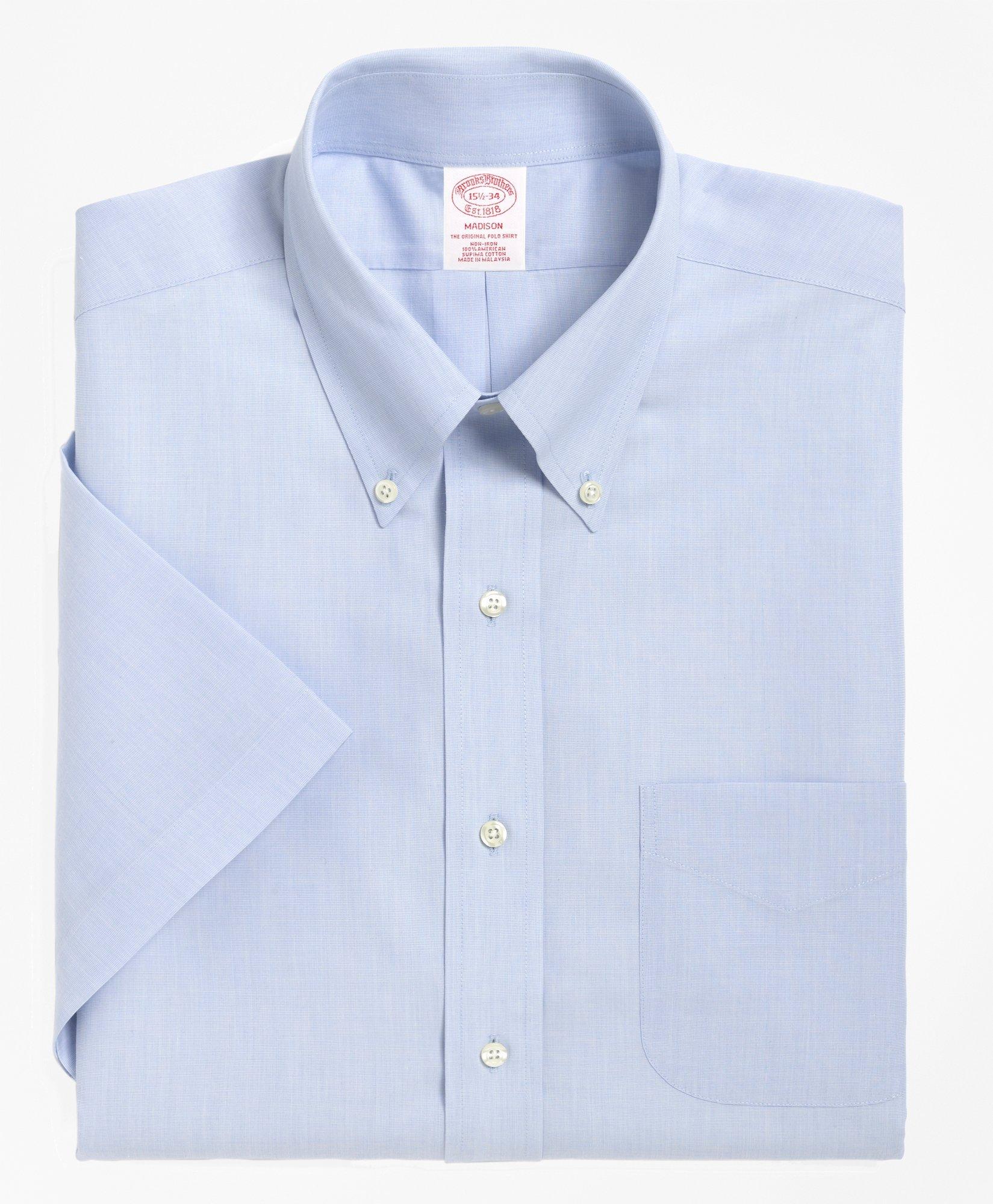 No iron short hot sale sleeve dress shirts