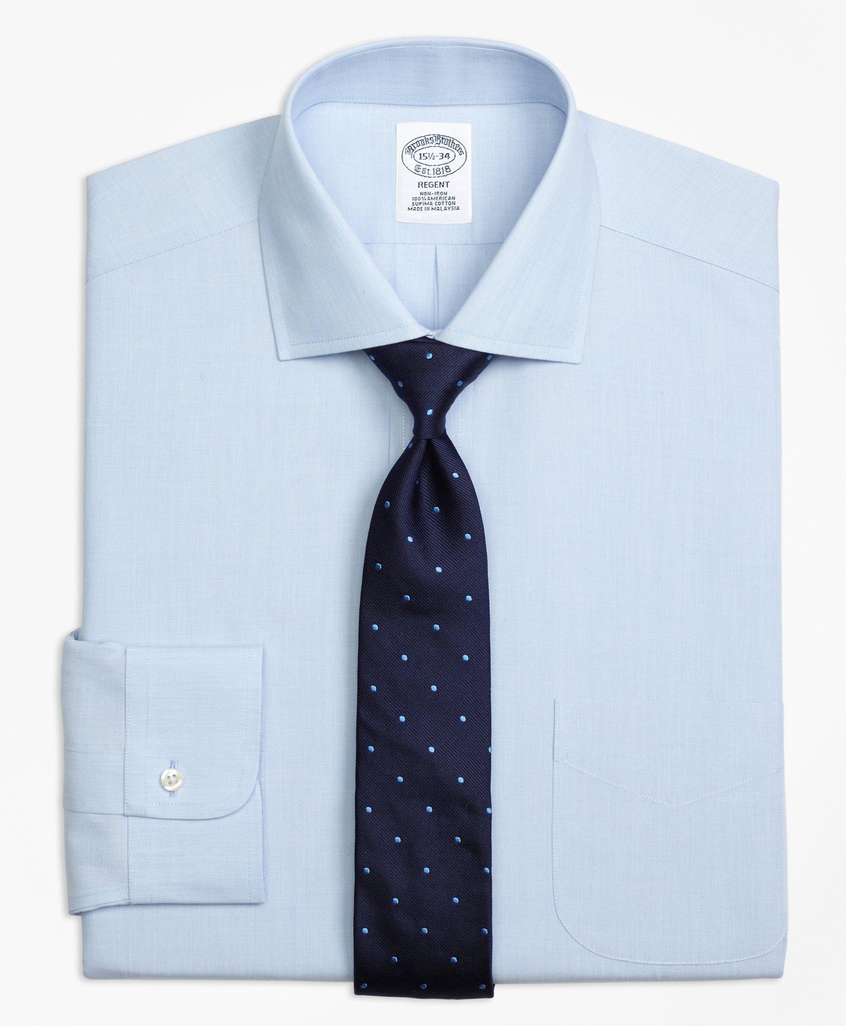 Regent Regular-Fit Dress Shirt, Non-Iron Spread Collar