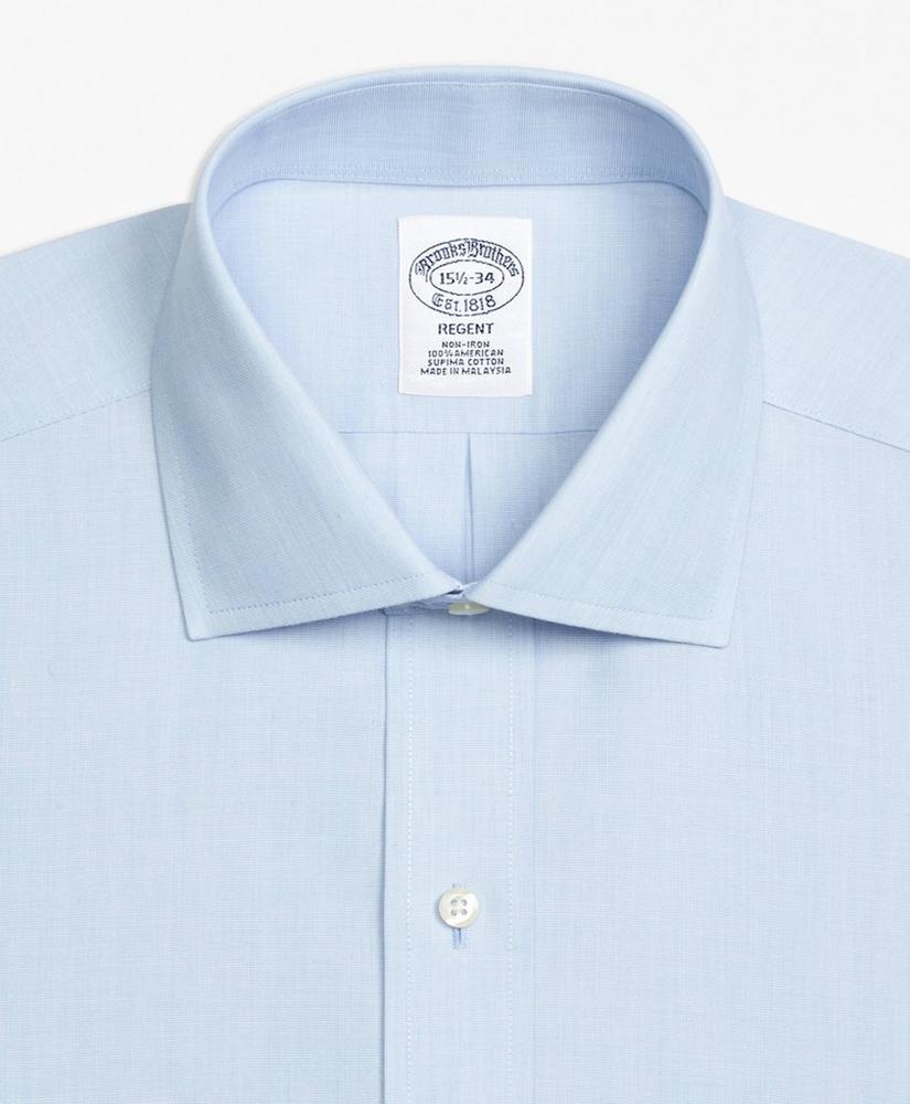 for Men Blue Mens Clothing Shirts Formal shirts Brooks Brothers Regent-fit Supima Cotton Dress Shirt in Light Blue 
