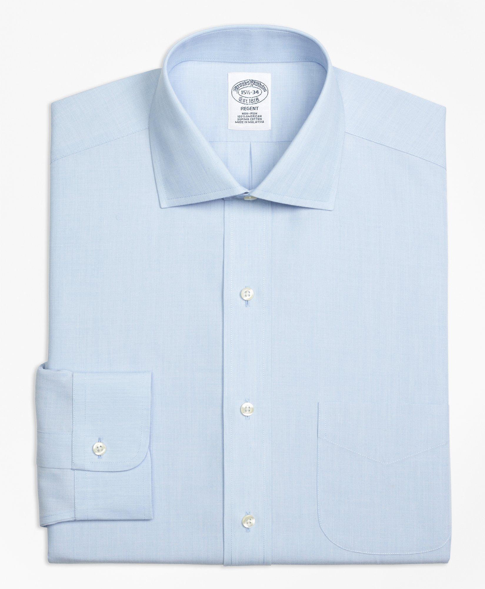 Regent Regular-Fit Dress Shirt, Non-Iron Spread Collar