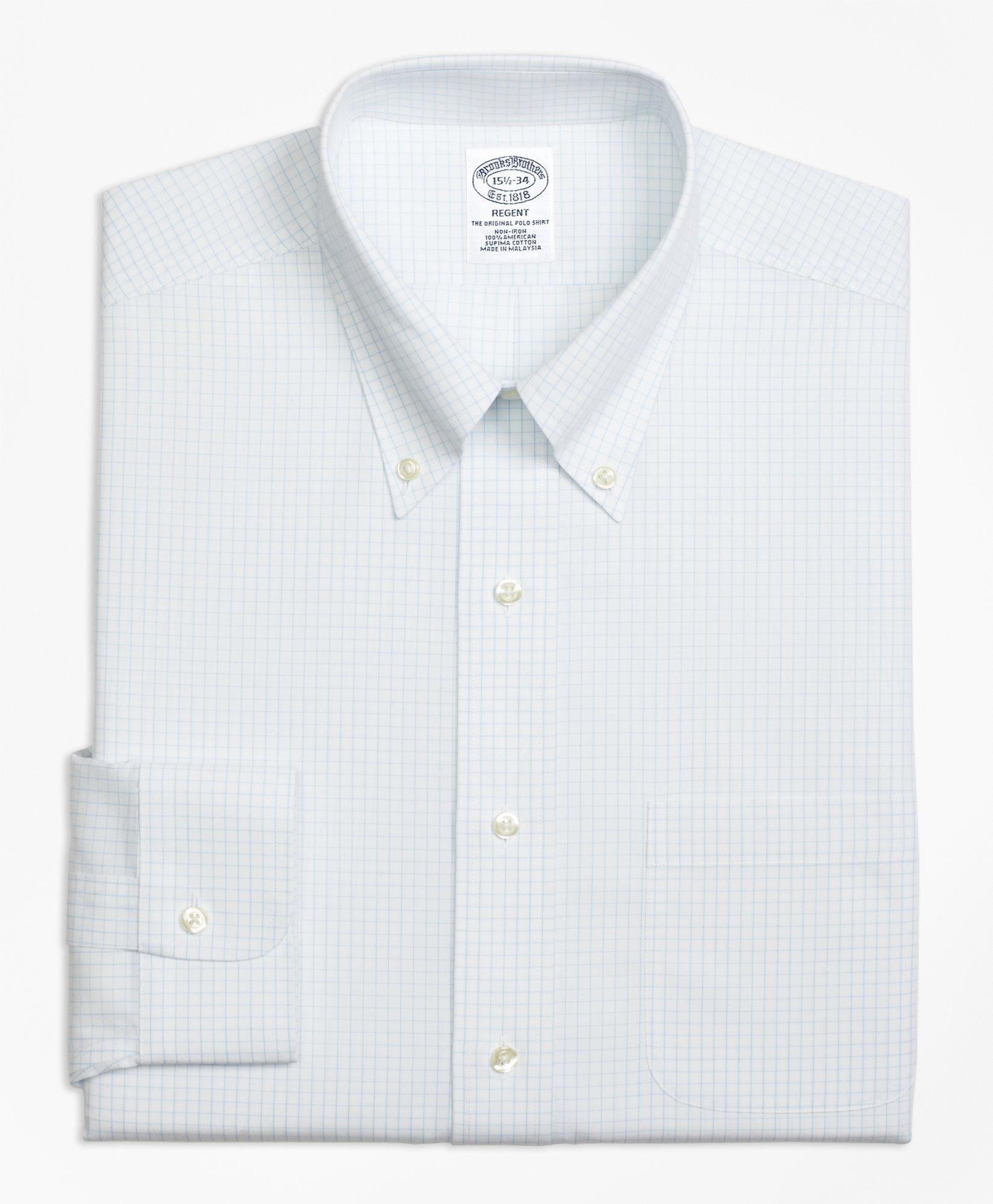 Regent Regular-Fit Dress Shirt, Non-Iron Graph Check