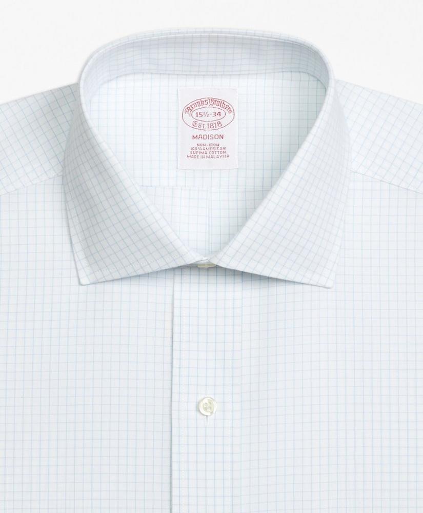 Madison Relaxed-Fit Dress Shirt, Non-Iron Graph Check, image 2