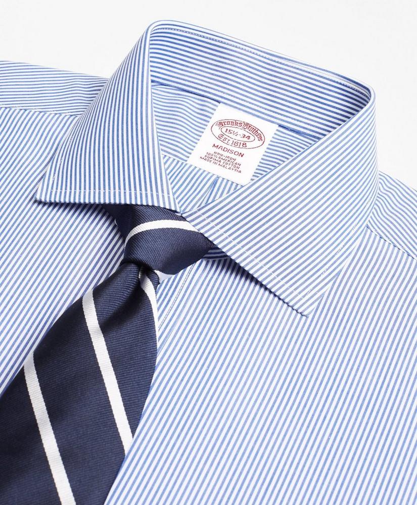 Madison Relaxed-Fit Dress Shirt, Non-Iron Candy Stripe, image 2