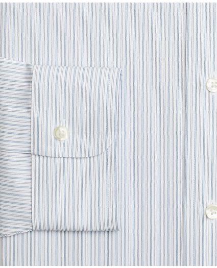 Stretch Madison Relaxed-Fit Dress Shirt, Non-Iron Alternating Framed Stripe, image 3