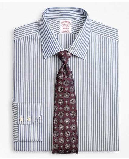 Madison Relaxed-Fit Dress Shirt, Non-Iron Alternating Twin Stripe, image 1