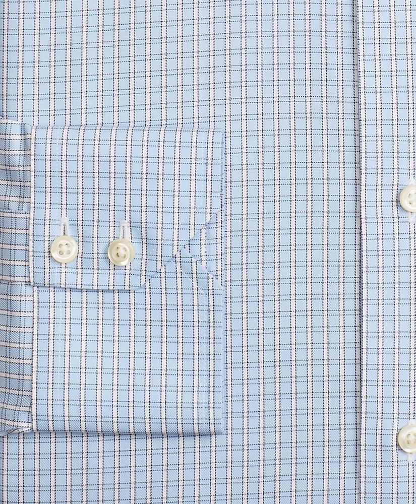 Madison Relaxed-Fit Dress Shirt, Non-Iron Two-Tone Framed Windowpane, image 3