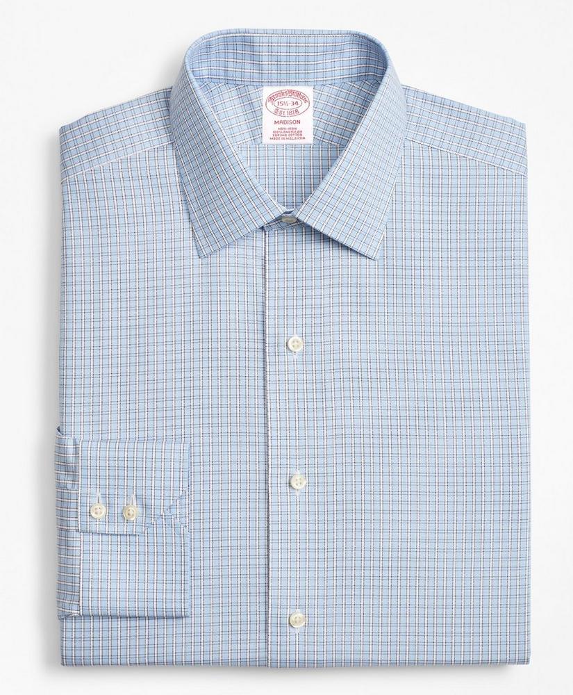 Madison Relaxed-Fit Dress Shirt, Non-Iron Two-Tone Framed Windowpane, image 4