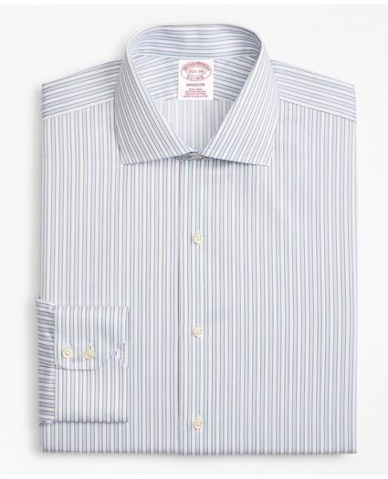 Madison Relaxed-Fit Dress Shirt, Non-Iron Hairline Framed Stripe, image 4