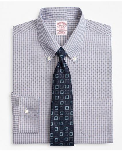 Madison Relaxed-Fit Dress Shirt, Non-Iron Two-Tone Check, image 1