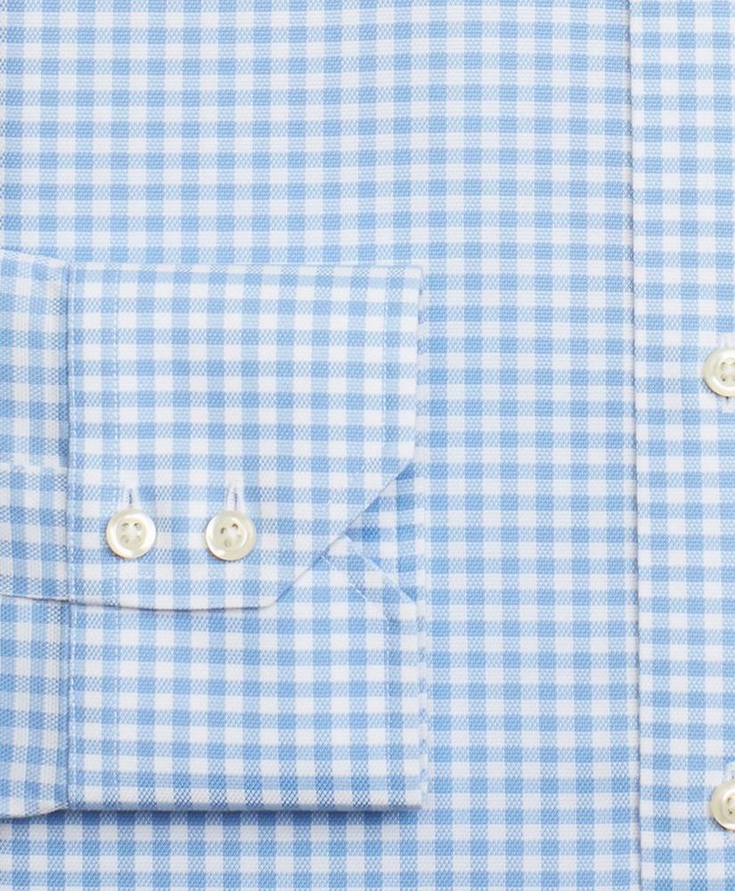 Stretch Madison Relaxed-Fit Dress Shirt, Non-Iron Royal Oxford Gingham, image 3
