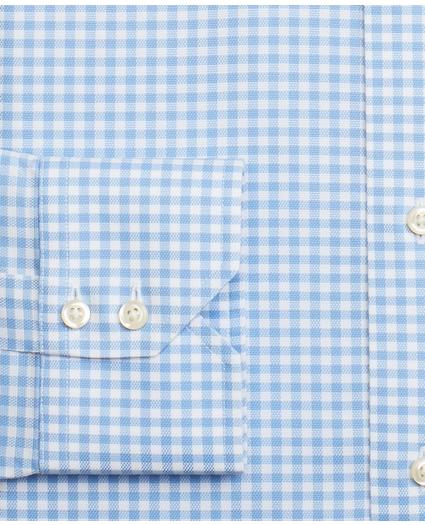 Stretch Madison Relaxed-Fit Dress Shirt, Non-Iron Royal Oxford Gingham, image 3