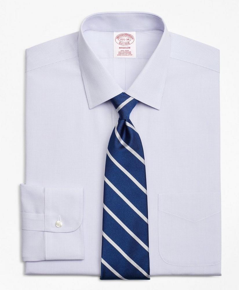 Madison Relaxed-Fit Dress Shirt, Non-Iron Check, image 1