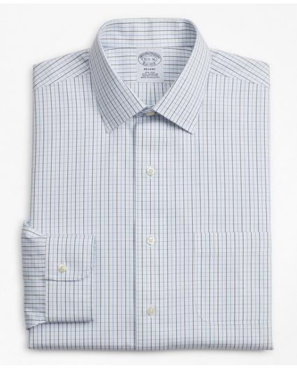 Regent Regular-Fit Dress Shirt, Non-Iron Grid Check, image 4