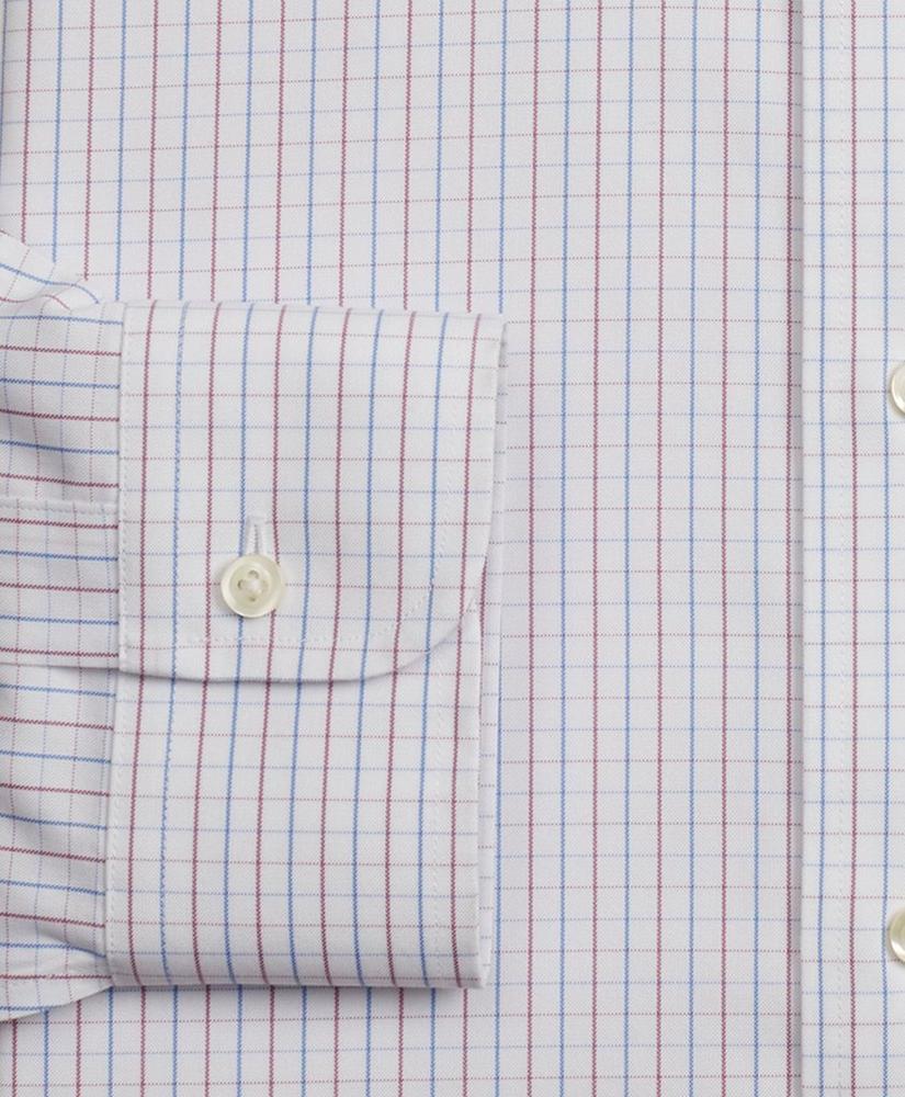 Madison Relaxed-Fit Dress Shirt, Non-Iron Grid Check, image 3