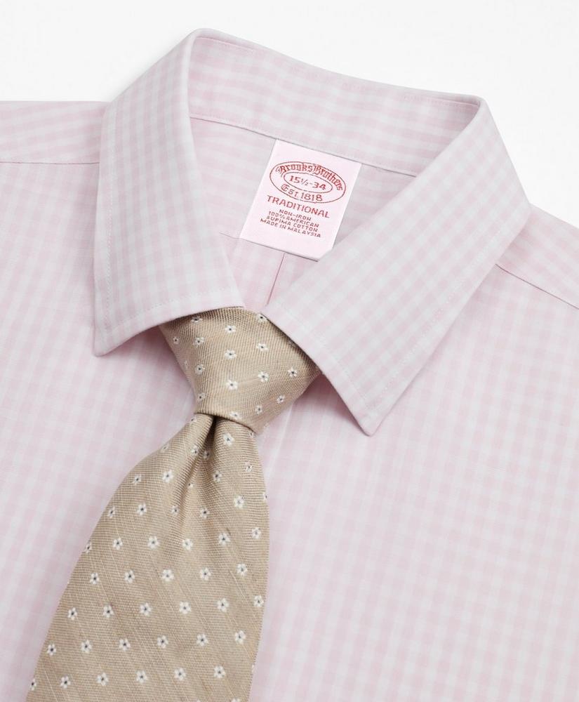 Traditional Extra-Relaxed-Fit Dress Shirt, Non-Iron Check, image 2