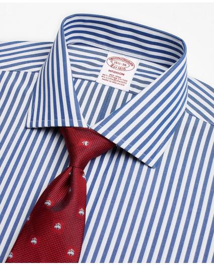 Stretch Madison Relaxed-Fit Dress Shirt, Non-Iron Bengal Stripe, image 2