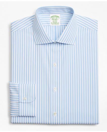 Stretch Milano Slim-Fit Dress Shirt, Non-Iron Bengal Stripe, image 4